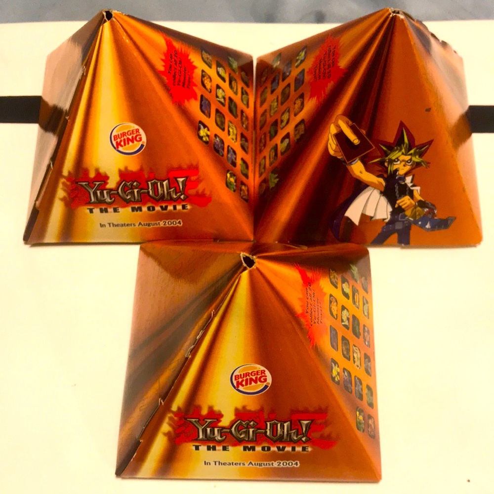 Yu-Gi-Oh x Burger King Promotional Toys